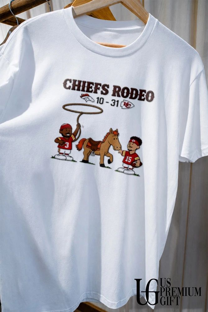 Patrick Mahomes Travis Kelce Kansas City Chiefs 10-31 Broncos Rodeo shirt