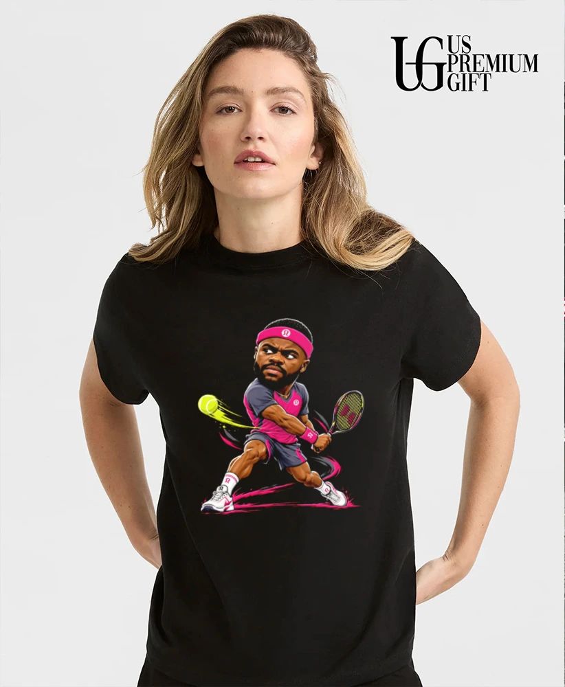 Frances Tiafoe Big Foe Tennis caricature shirt