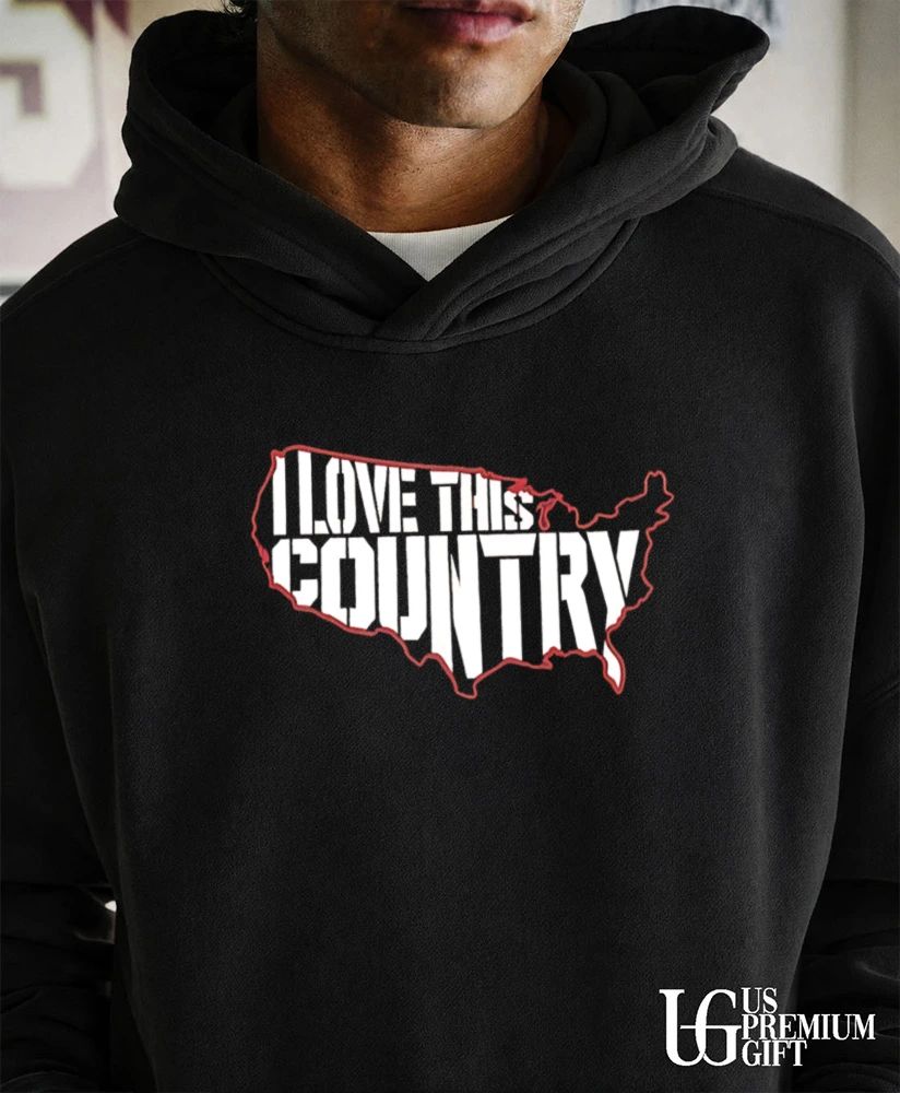 I Love This Country State Map shirt