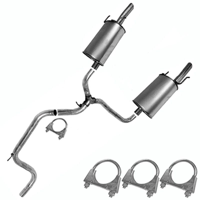 2000-2005 Chevy Monte Carlo 3.8L Exhaust Intermediate Pipe and Mufflers