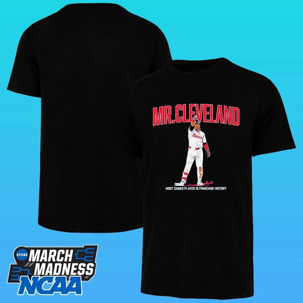 Jose Ramirez Mr. Cleveland Most Games Played In Franchise History Shirt