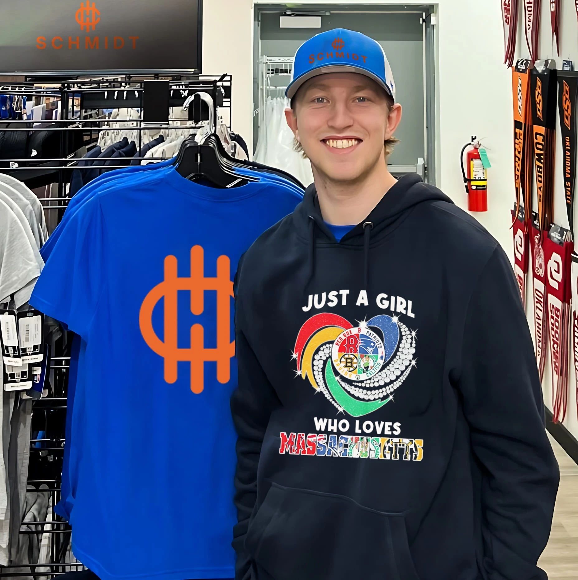 Just a girl who loves Massachusetts Boston sports teams logo shirt