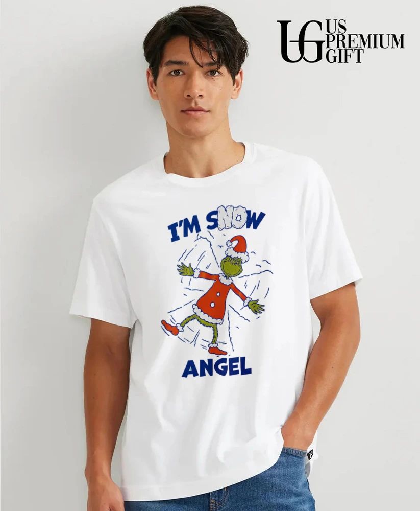 Grinch Christmas I am Snow Angel shirt