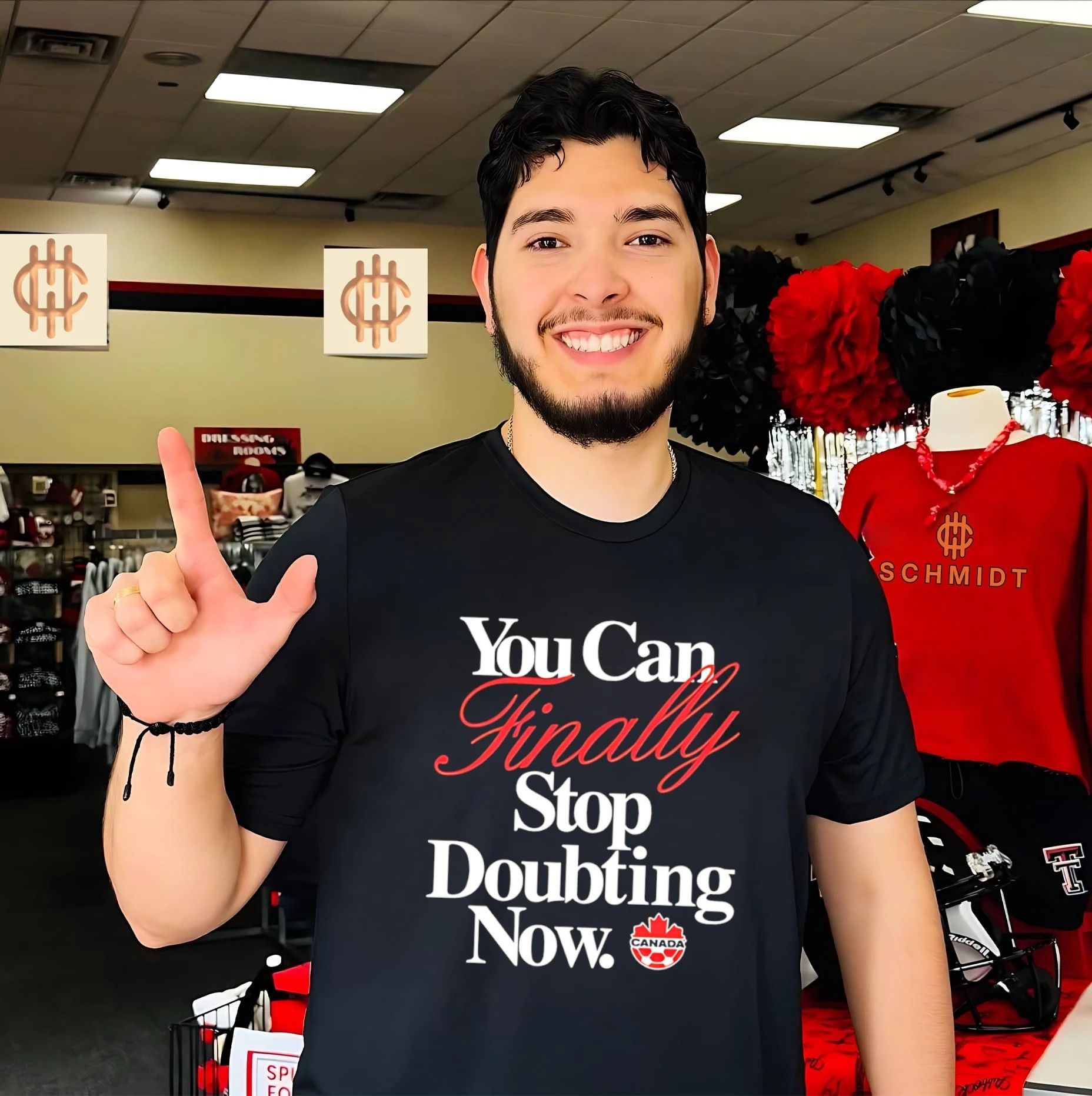 You can finally stop doubting now Canadian Soccer Association shirt