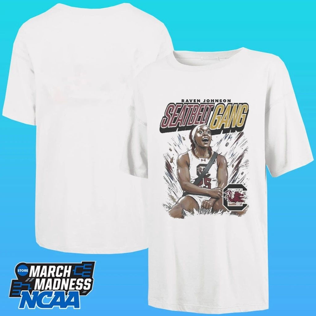 Raven Johnson Seatbelt Gang South Carolina Gamecocks Women’s Basketball Shirt