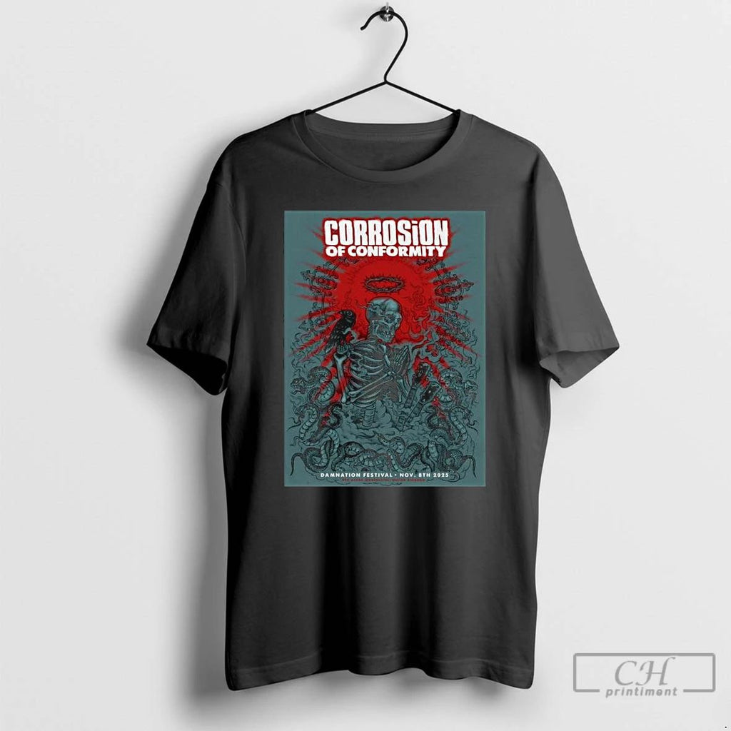 Classic Corrosion Of Conformity November 8 2025 Manchester Uk Long Sleve T Shirts Hoodie Longsleeve