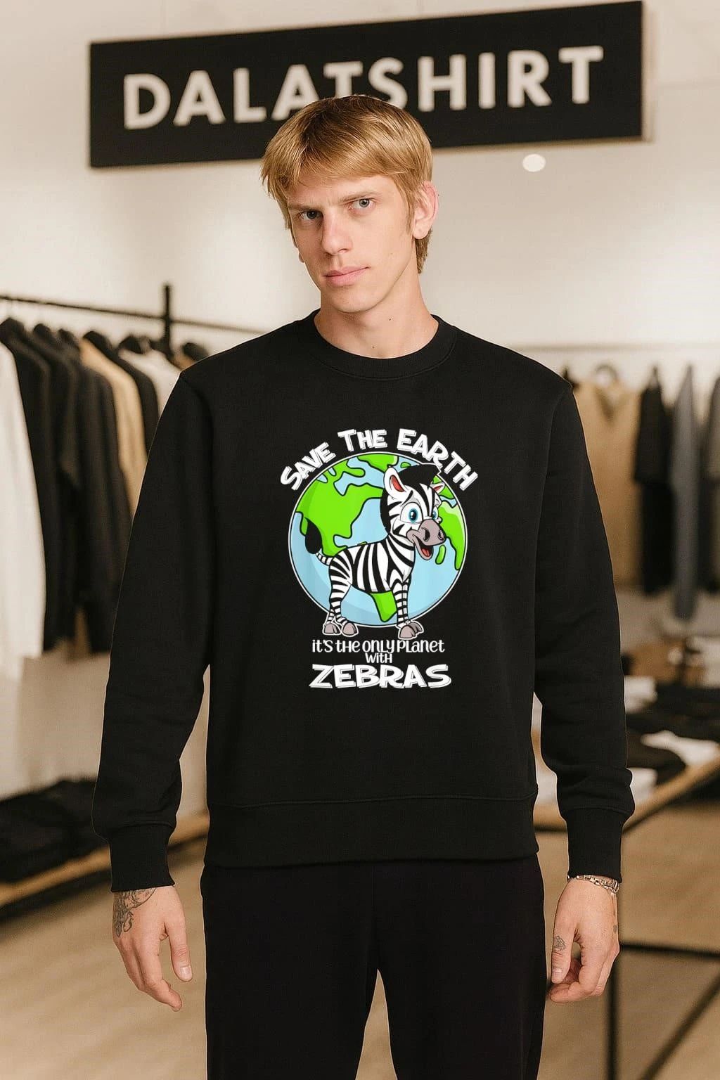 Save the Earth It’s the Only Planet With Zebras Cute Zebra shirt
