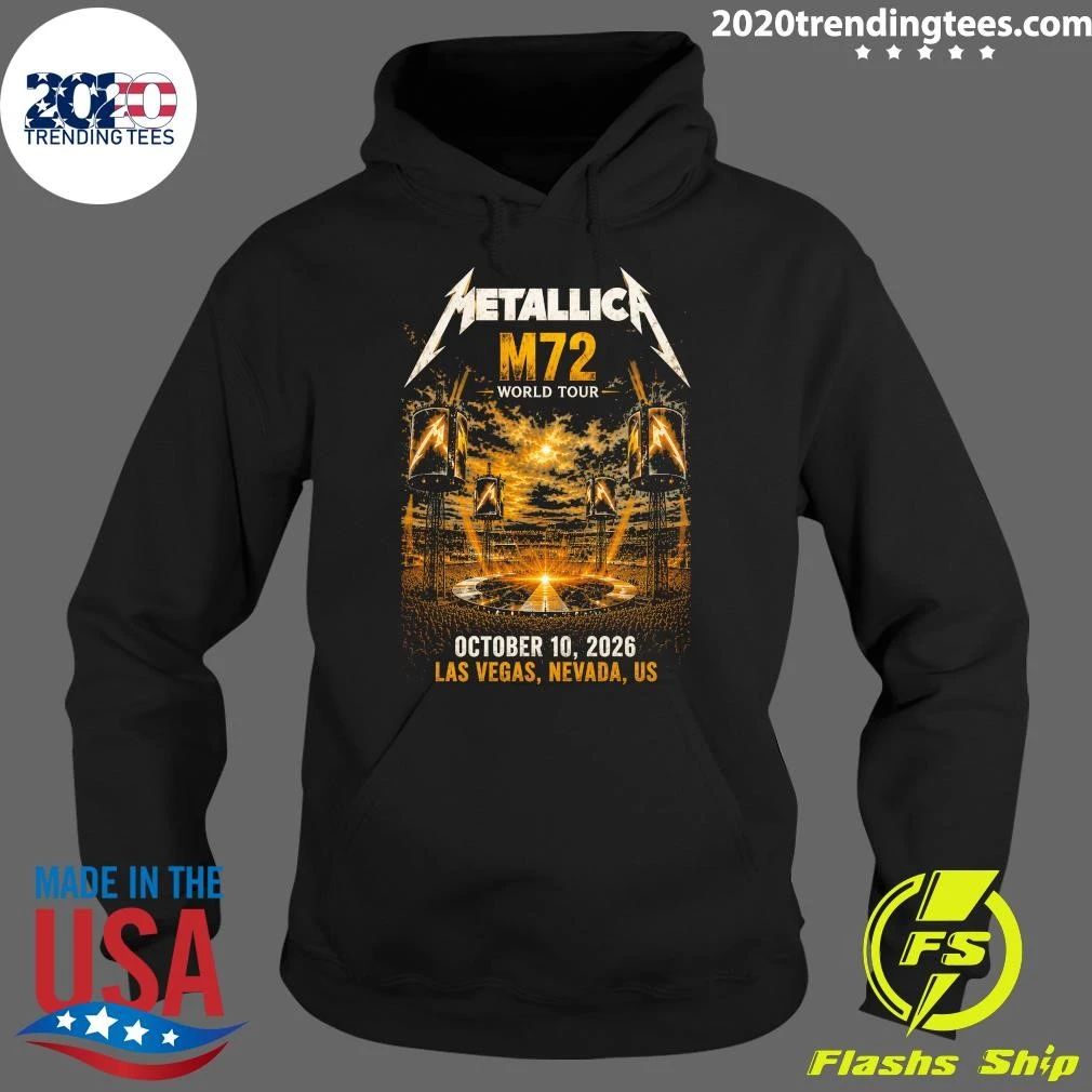 Metallica M72 World Tour Las Vegas, Nevada, U.S. October 10, 2026 Shirt