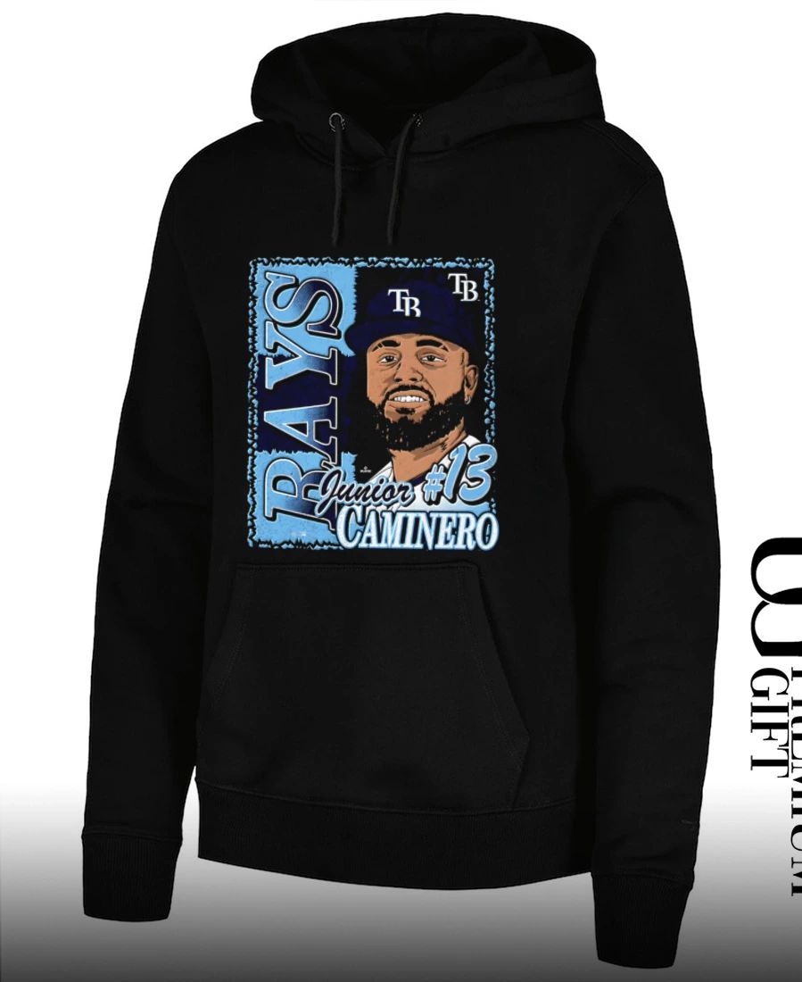 Junior Caminero Player Tampa Bay Rays baseball portrait shirt