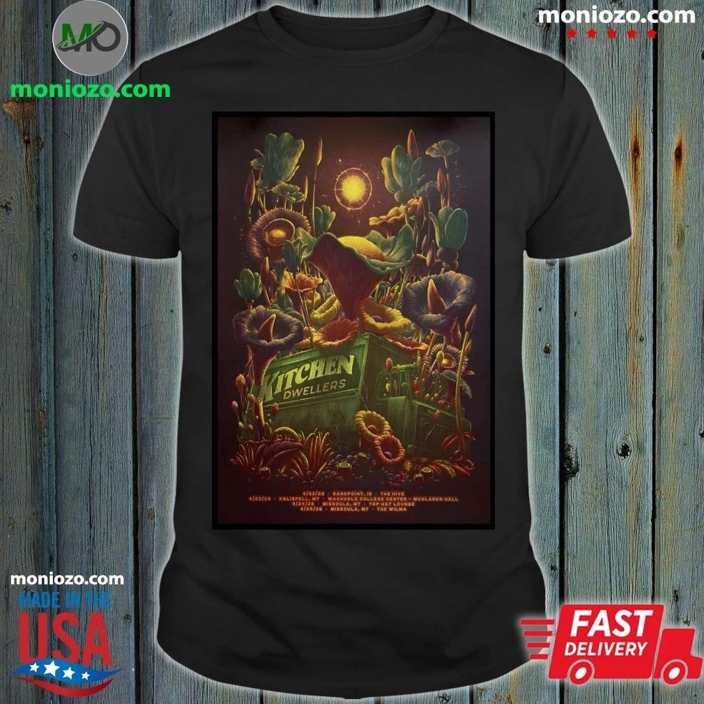 Original Kitchen Dwellers Spring 2026 Shows Poster T-Shirt