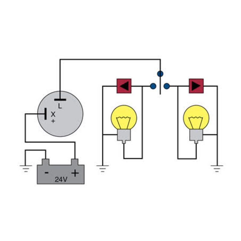 Tridon EG22 24V 2 Pin Flasher Unit