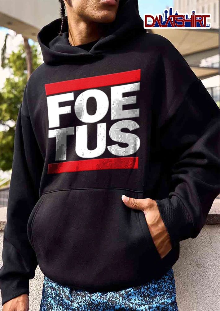Foetus white text black background red bars shirt