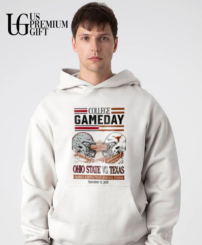 Ohio State vs Texas Longhorns College Gameday Darrell K Royal Texas Memorial Stadium 2026 shirt