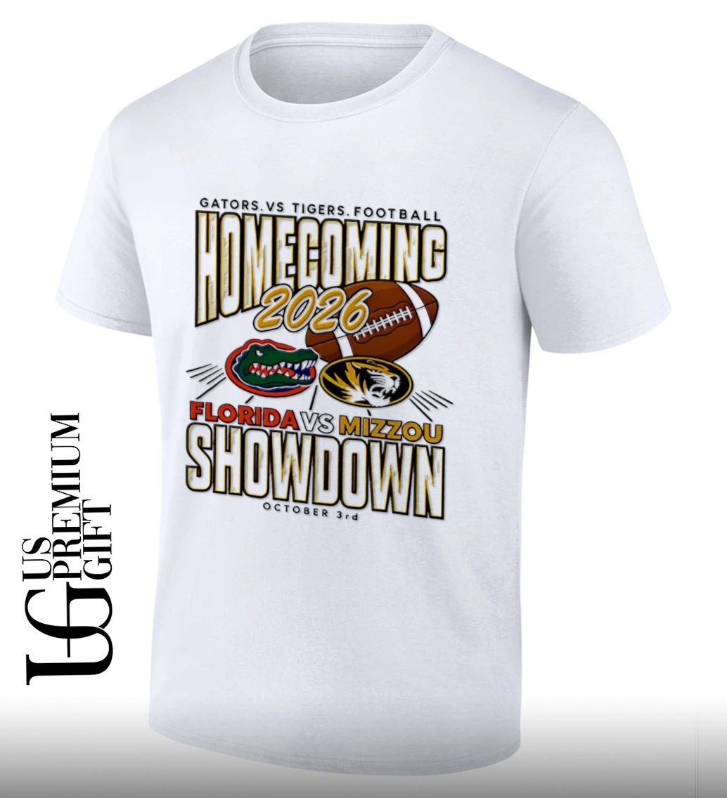 Missouri Tigers vs Florida Gators 2026 Homecoming Showdown logo shirt