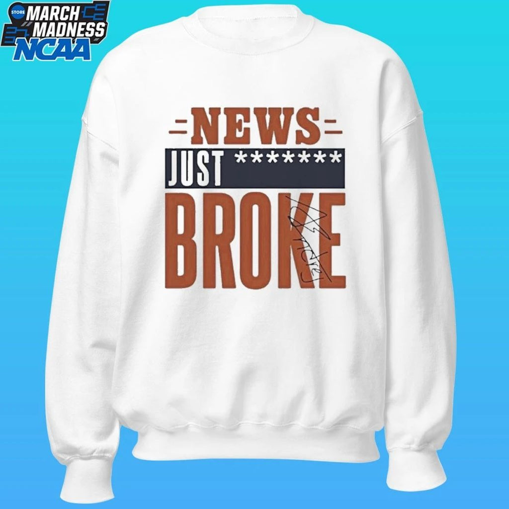 Andrej Stojakovic Illinois Fighting Illini News Just Broke Signature Shirt