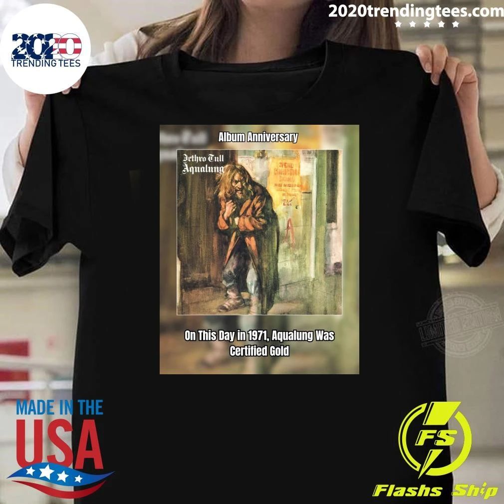 On This Day in 1971, Aqualung Was Certified Gold Shirt