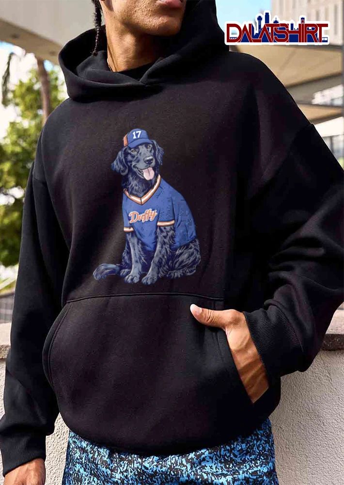 Duffy 17 black dog baseball jersey hat shirt