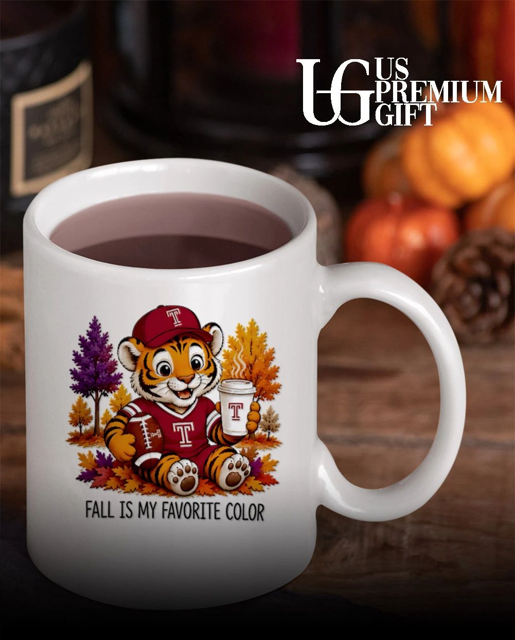 Temple Owls Tiger Fall Is My Favorite Color 2026 shirt