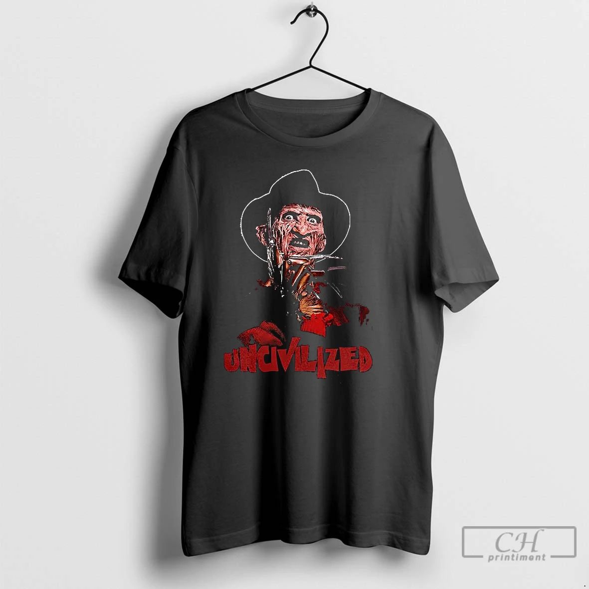 Classic Freddy Krueger A Nightmare On Elm Street Villain Horror Halloween T Shirts Hoodie Longsleeve