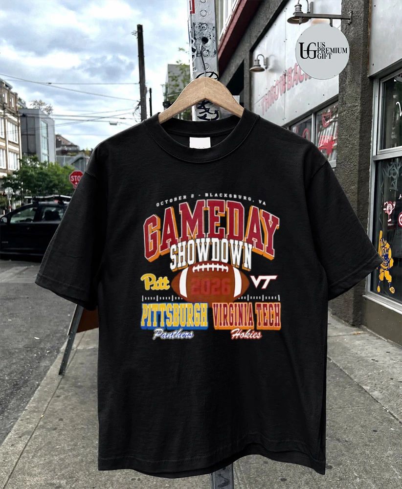Virginia Tech Hokies vs Pitt Panthers NCAA Football Gameday Showdown 2026 shirt