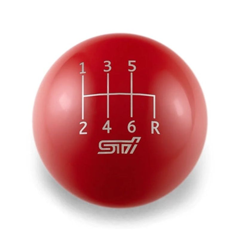Billetworkz Weighted Shift Knob – 6 Speed STI Engraving | 2004-2021 Subaru WRX STI (BW-KNB-STI6) Matte Black