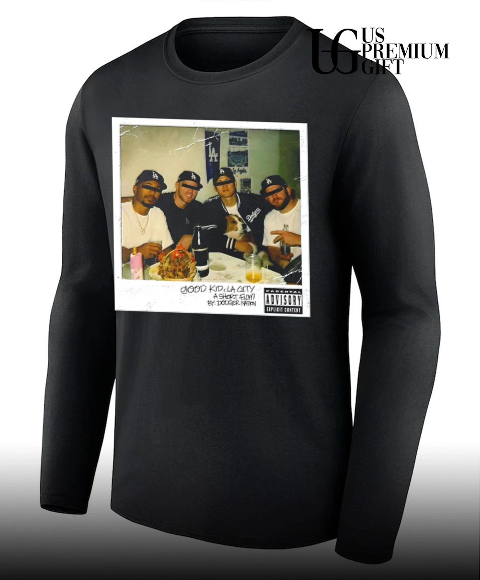 Good Kid LA City Los Angeles Dodgers photo shirt