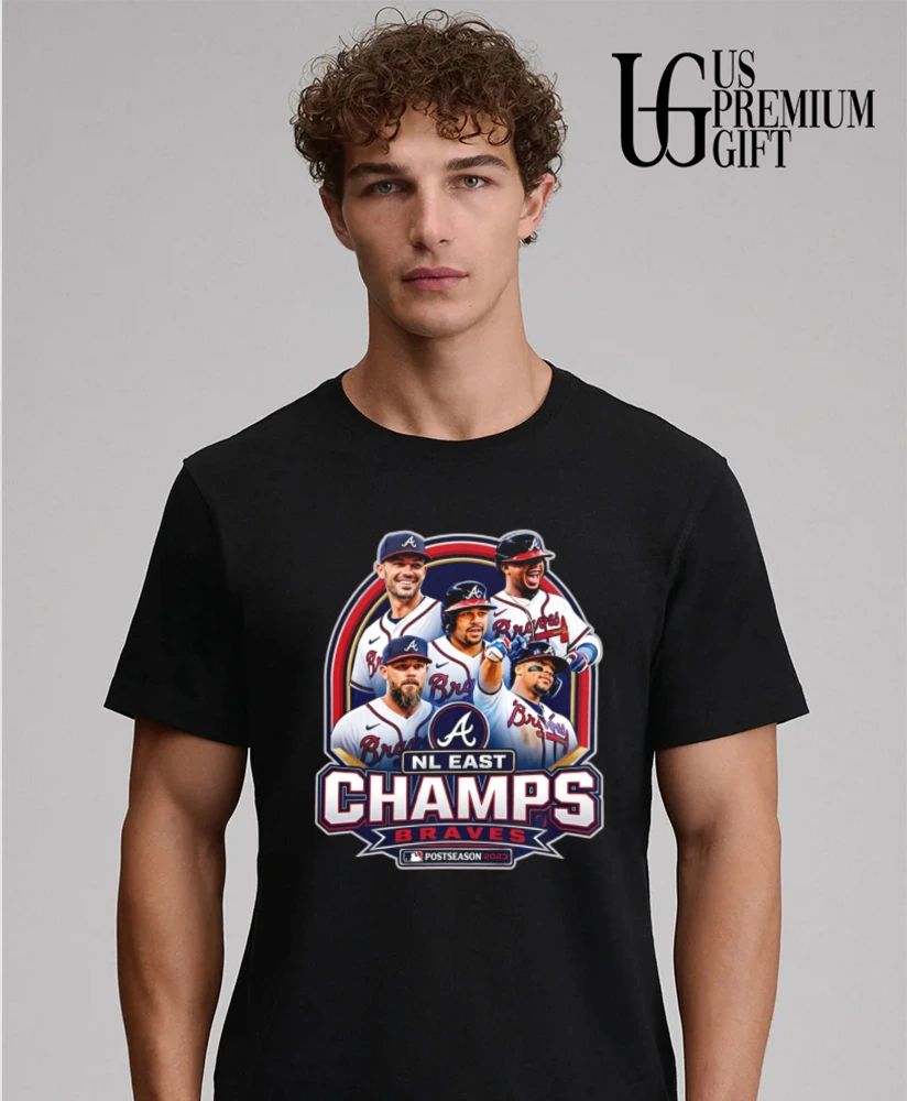 Atlanta Braves NL East Champions 2023 Postseason Baseball graphic shirt