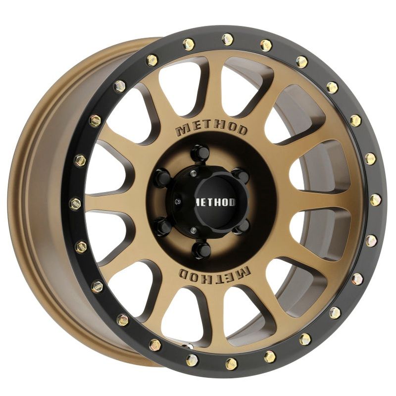 Method MR305 NV 20×9 +18mm Offset 6×5.5 108mm CB Method Bronze/Black Street Loc Wheel