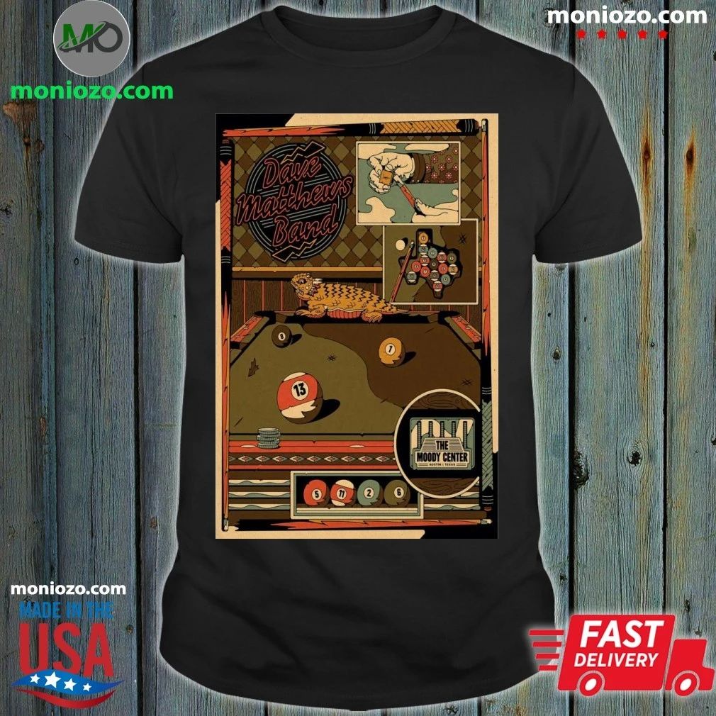 Original Dave Matthews Band Moody Center ATX May 11, 2026 Poster Shirt