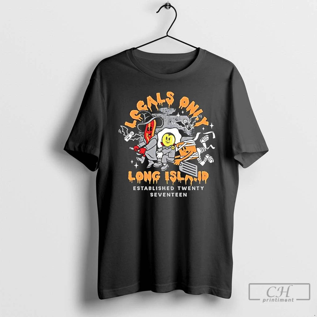 Classic Locals Only Long Island Established Twenty Seventeen T Shirts Hoodie Longsleeve