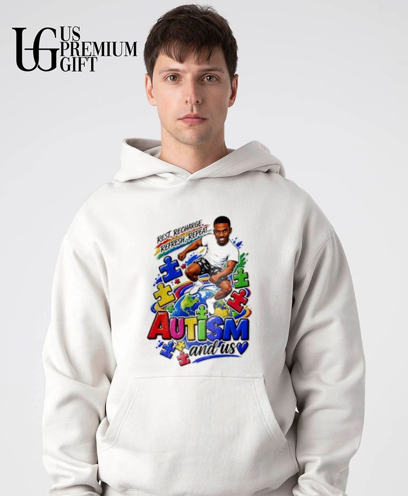 Rest Recharge Refresh Repeat Autism and Us shirt