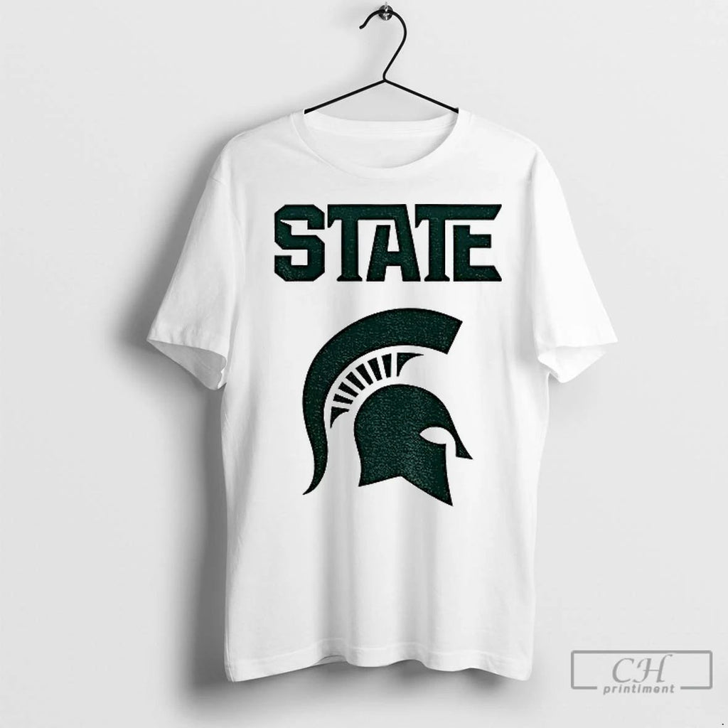 Premium Spartans Bang Michigan Big Ten Conference Nba Basketball Logo
