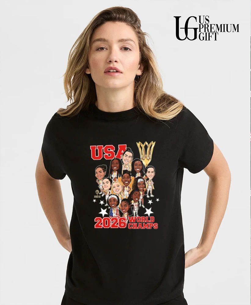 USA Team FIBA Women’s Basketball World Cup 2026 caricature shirt