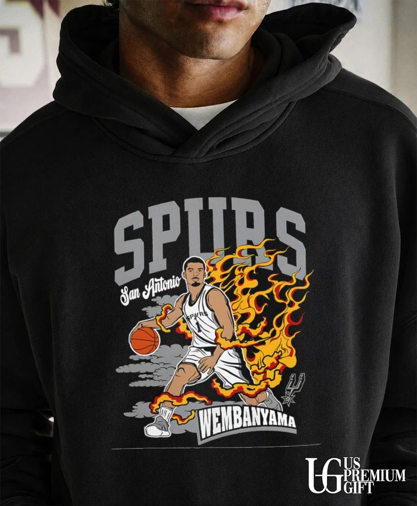 Victor Wembanyama San Antonio Spurs NBA Fired Up shirt