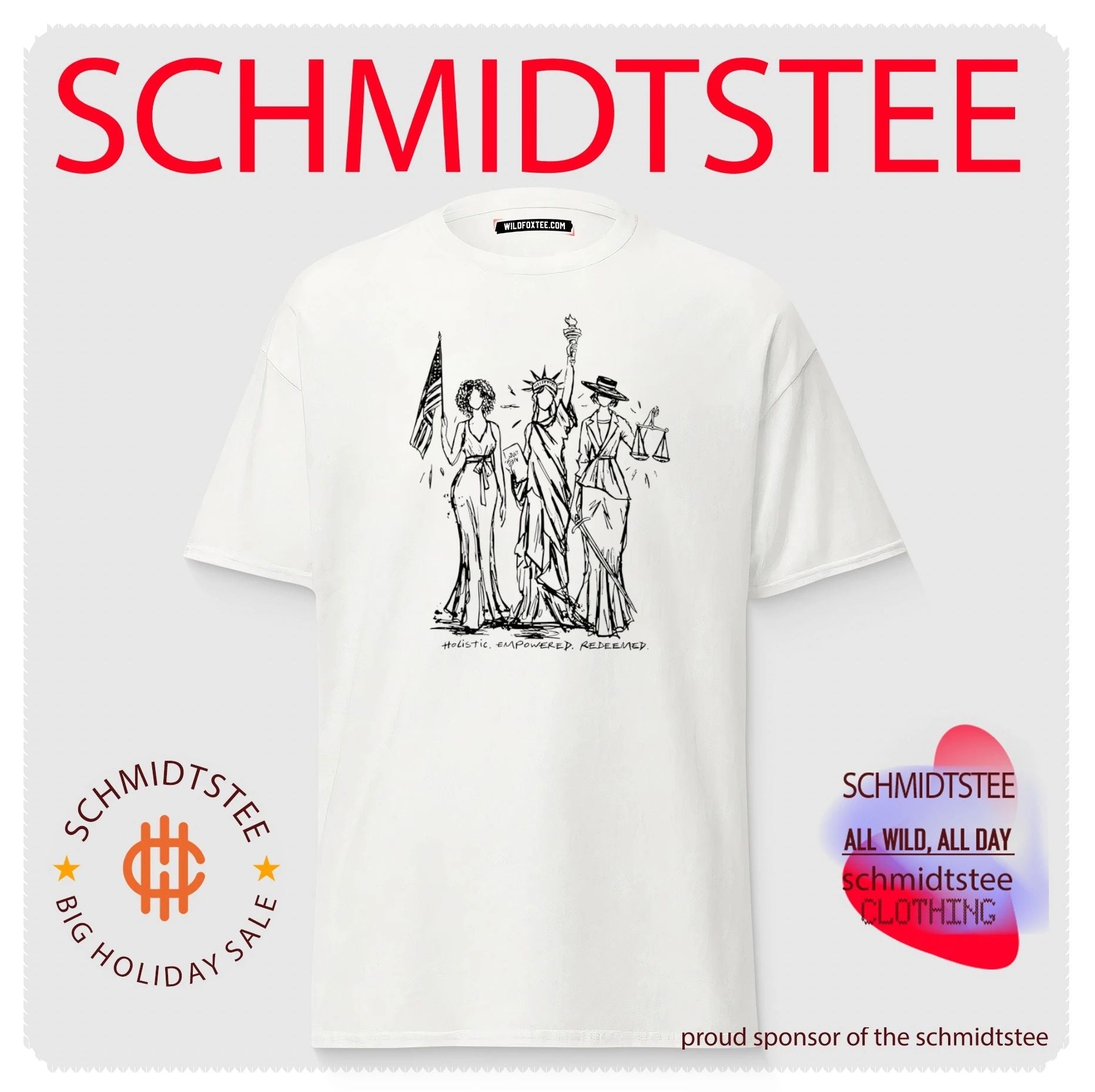 Women of Liberty Holistic Empowered Redeemed shirt
