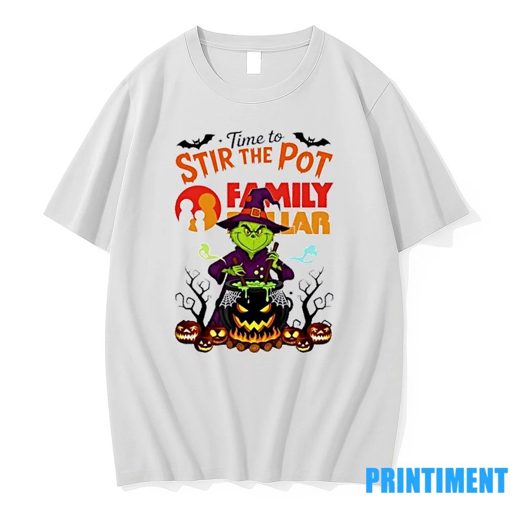 Time To Stir The Pot Family Dollar X Grinch Happy Halloween Tshirts Sweater