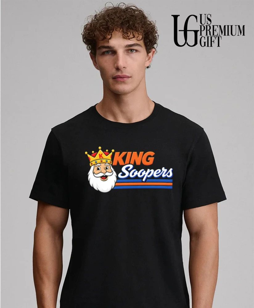 King Soopers Grocery Store 1980s John Elway Denver Football shirt