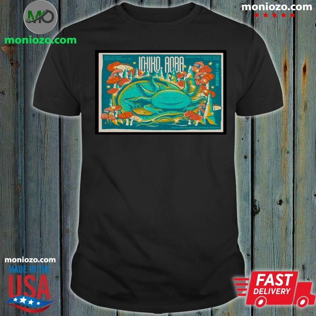 Original Ichiko Aoba in The Caverns Across The Oceans Tour 2026 Poster T-Shirt