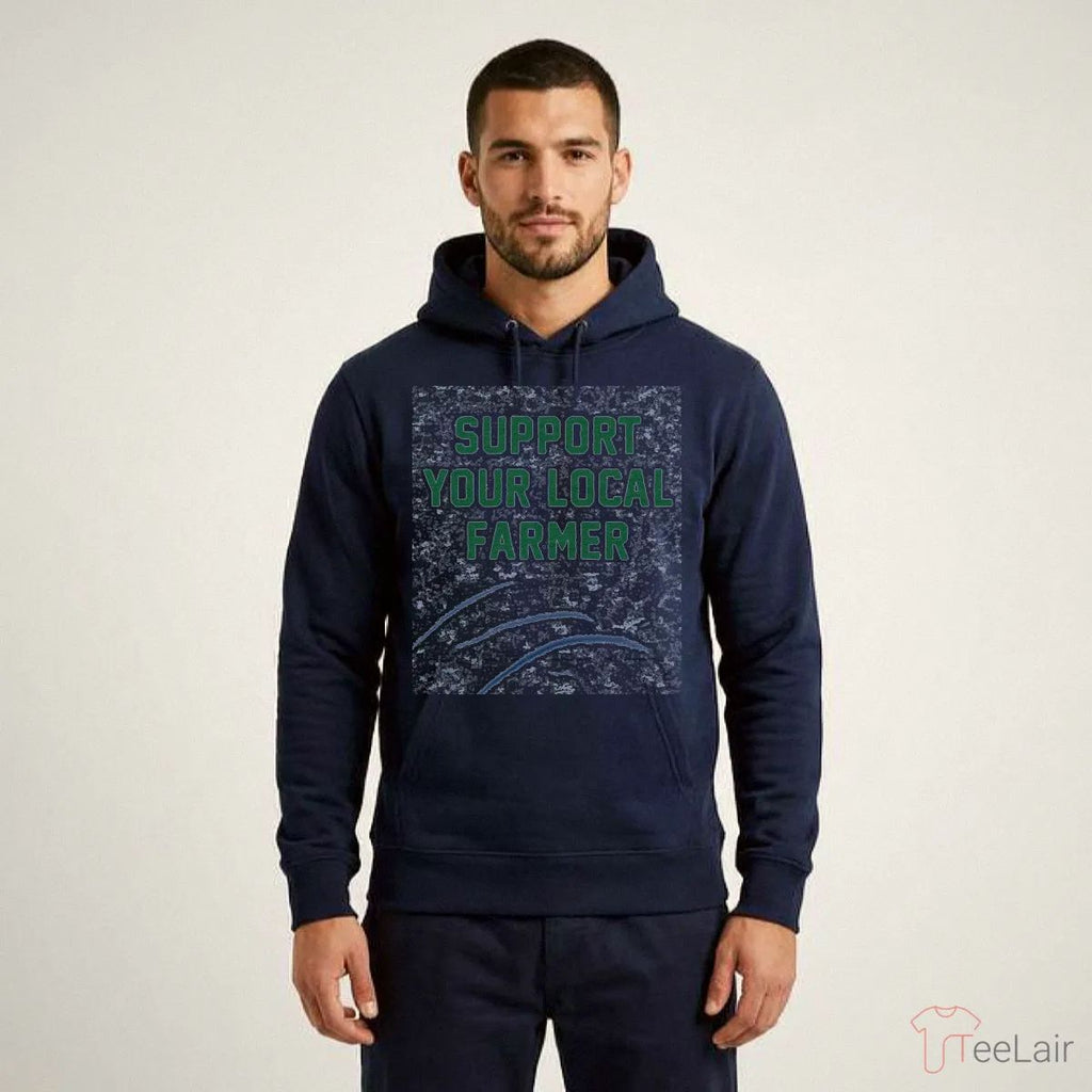 Support Your Local Farmer Vintage Blue T-Shirt