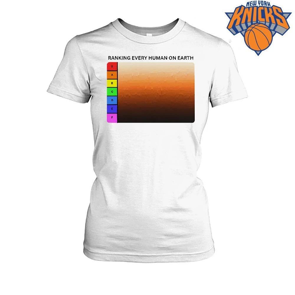 Ranking Every Human On Earth Skin Color Tier List Offensive Meme Shirt