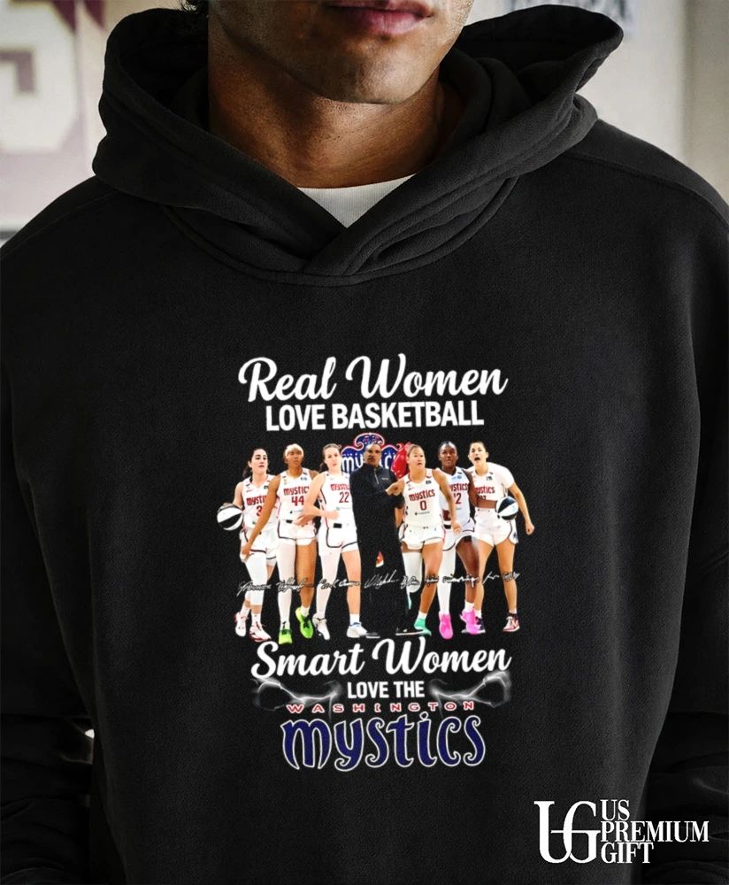 Washington Mystics WNBA Players Eric Thibault Real Women Love Basketball Shirt
