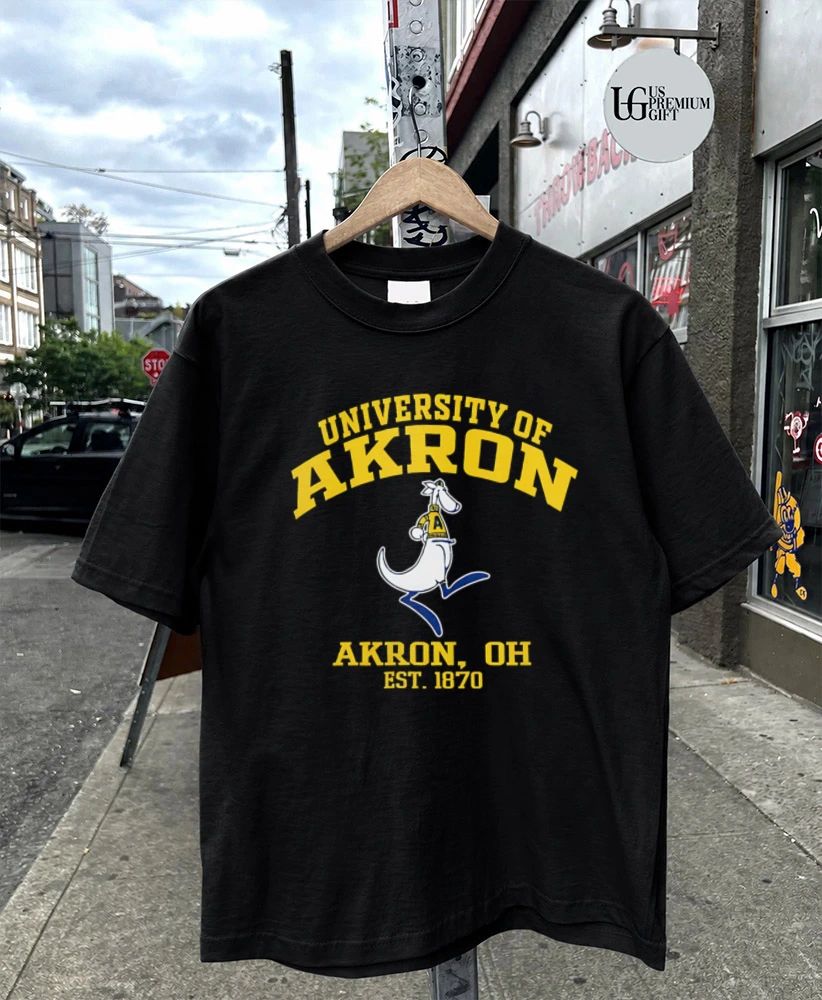 University Of Akron Zips Akron OH Est 1870 mascot shirt