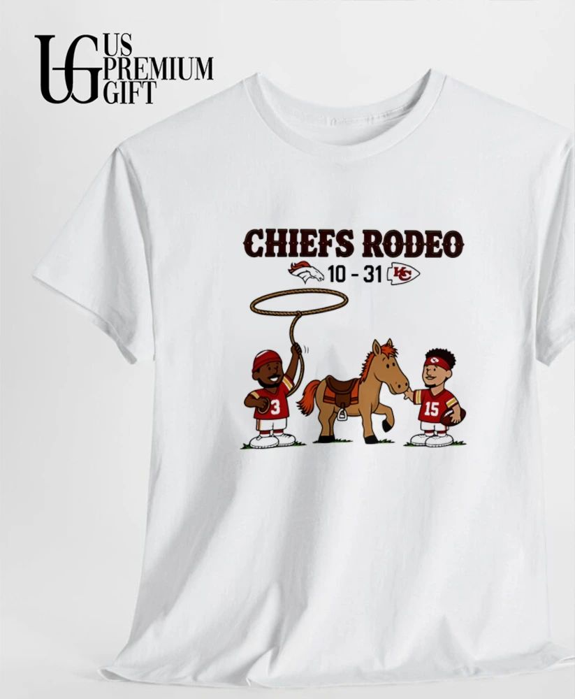 Patrick Mahomes Travis Kelce Kansas City Chiefs 10-31 Broncos Rodeo shirt