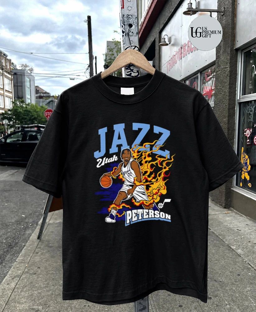 Darryn Peterson Utah Jazz NBA Fired Up shirt