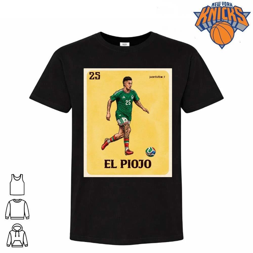 Mexico Soccer El Piojo Vintage Loteria Card Tattoos Fan Art Design Shirt