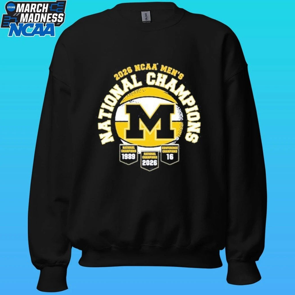 Summit Sportswear Michigan Wolverines 2026 Men’s Basketball National Shirt