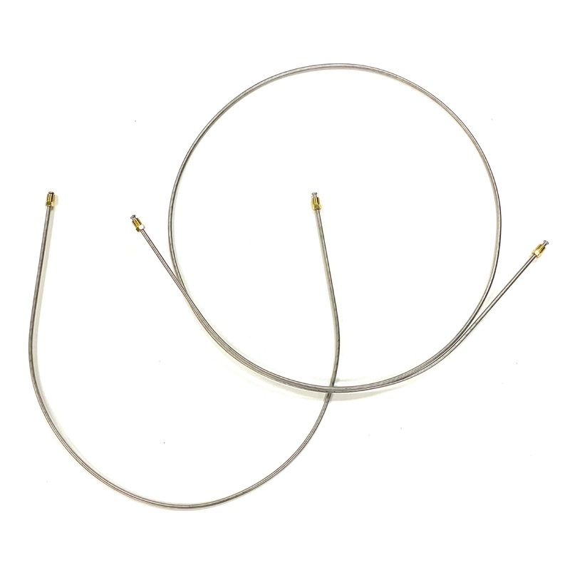 Stainless Steel 3/16″ Brake Lines, Preflared with 3/8″-24 Fittings On Each End. 36″ & 72″ Long