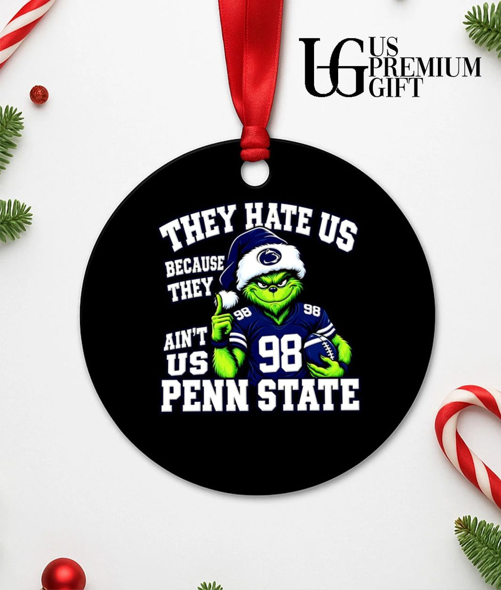 Grinch Penn State Nittany Lions NCAA Football They Hate Us Because They Aint Us Christmas shirt