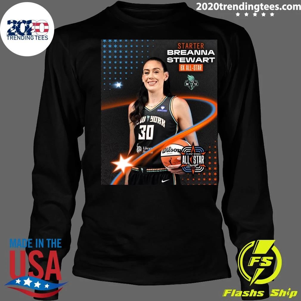 Starter Breanna Stewart Your Official 2026 AT&T WNBA All-Star Starters Shirt