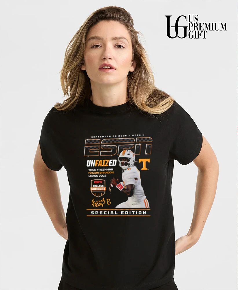 Faizon Brandon Tennessee Volunteers NCAA Unfaized True Freshman Faizon Brandon Leads Vols 2026 shirt